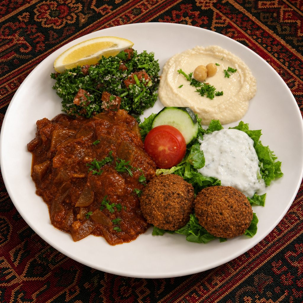 Meat Stuffed Plate (L).