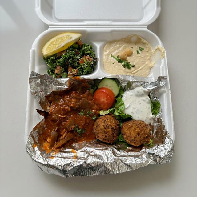 Meat Stuffed Plate.