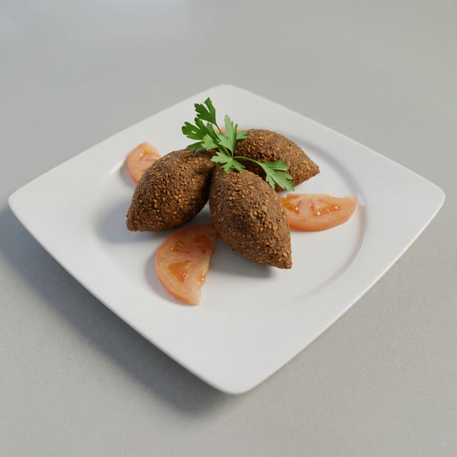 Fried Kibbeh.